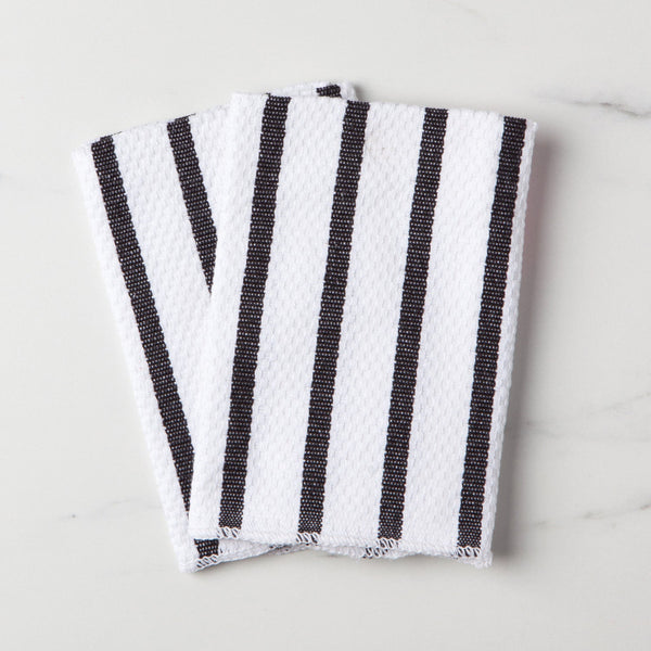 Black Basketweave Dishcloths - Set of 2 - Lady of the Lake