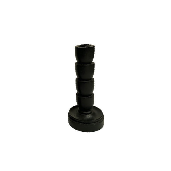 Black Mod Taper Candle Stick - Lady of the Lake