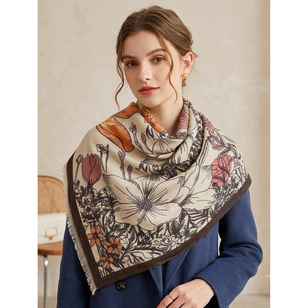 Blanker Scarf - Floral - Lady of the Lake