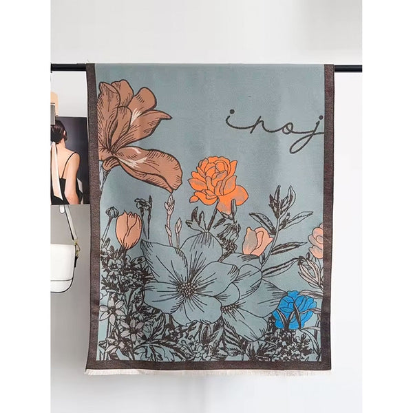 Blanker Scarf - Floral - Lady of the Lake