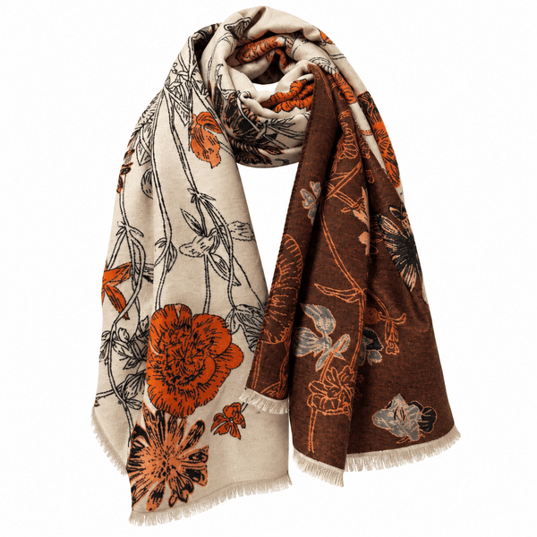 Blanket Scarf - Floral - Lady of the Lake