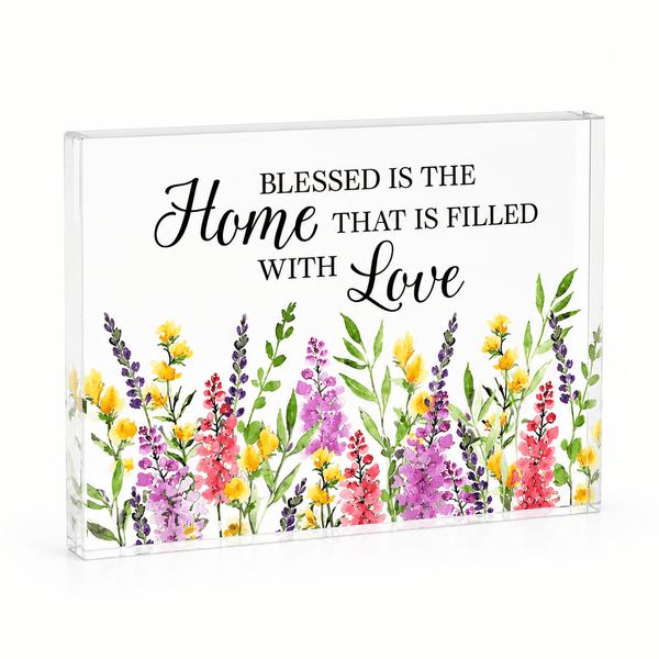 Blessed Is The Home - Shelf Sitter - Lady of the Lake