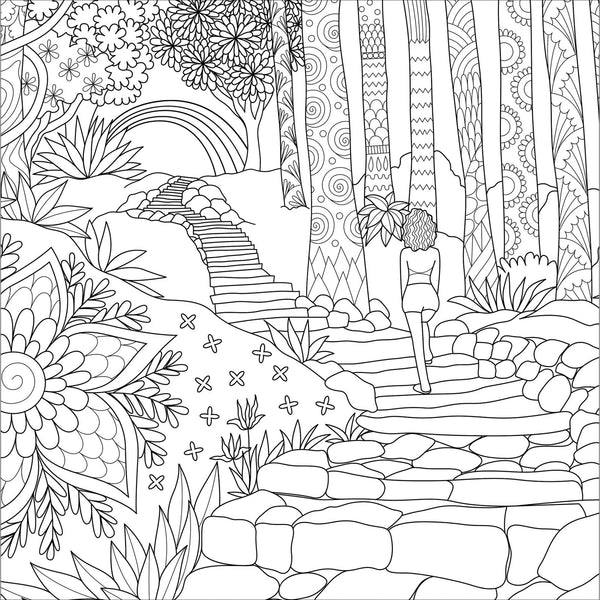 Boho Dreams Artist's Colouring Book