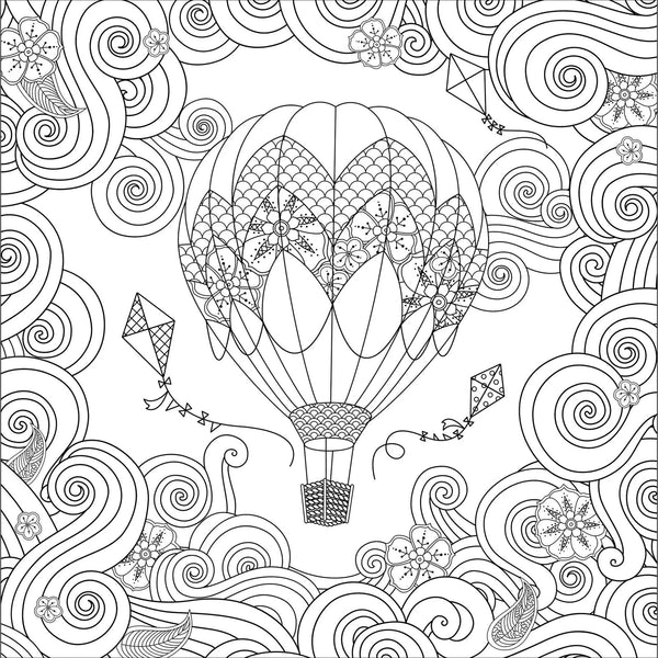 Boho Dreams Artist's Colouring Book