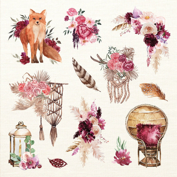 Boho Dreams - Sticker Book - Lady of the Lake