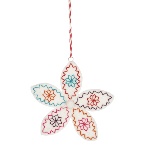 Boho Snowflake Ornament