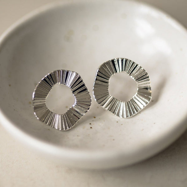 Bold Contour Earrings - Lady of the Lake