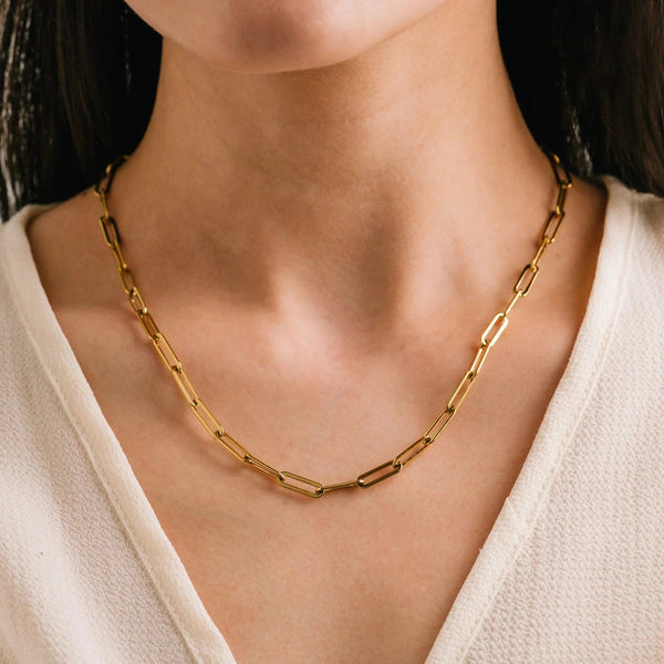 Bold Paperclip Necklace - Lady of the Lake