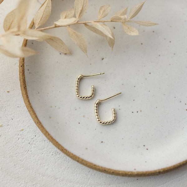 Braided Stud Earrings - Lady of the Lake