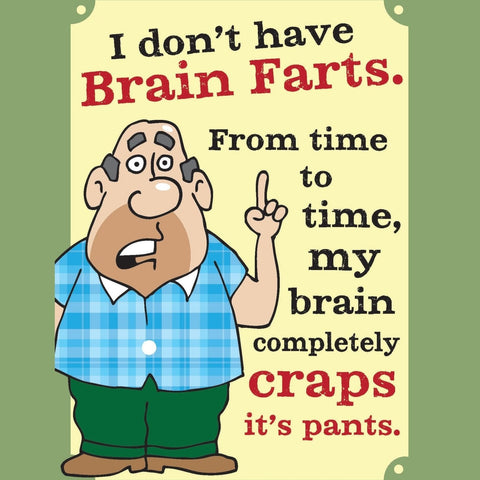 Brain Farts - Greeting Card -Birthday