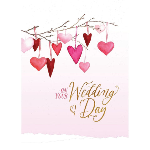 Branch Of Hearts - Greeting Card - Wedding