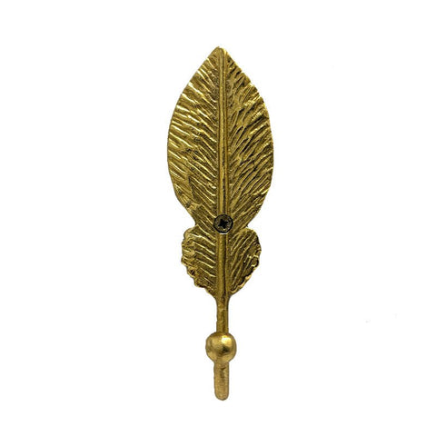 Brass Feather Hook - Lady of the Lake