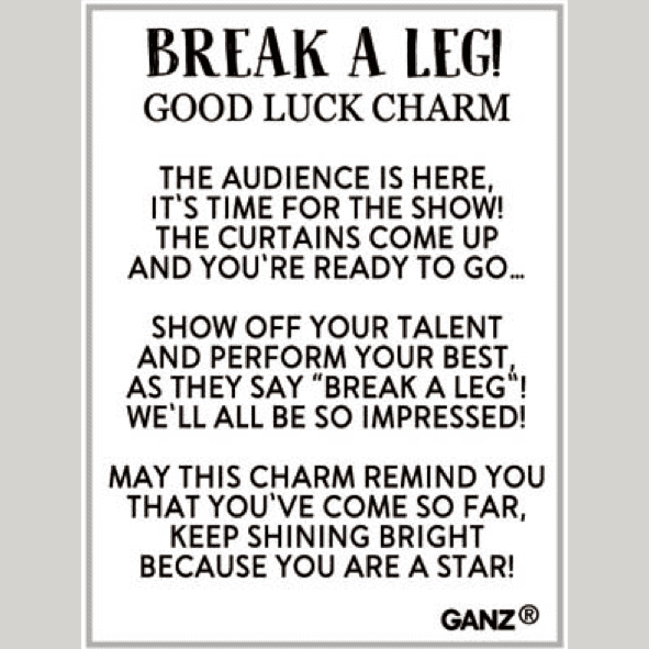 Break A Leg - Comedy & Tragedy Mask Charm - Lady of the Lake