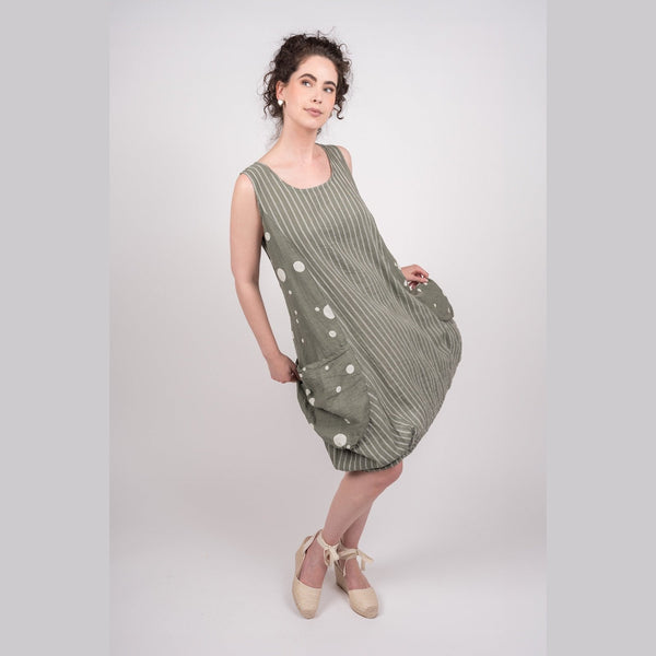 Bria Relaxed Tank Dress With Oversized Pockets
