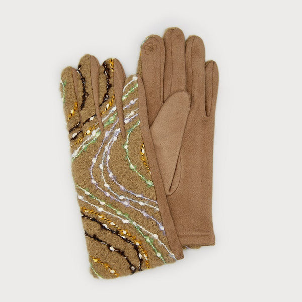 Brianda Embroidered Gloves - Lady of the Lake