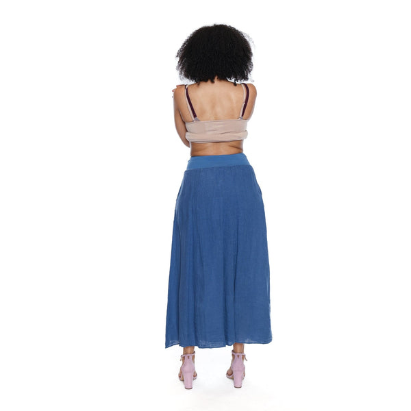 Brianna Linen Skirt With Pockets - Lady of the Lake