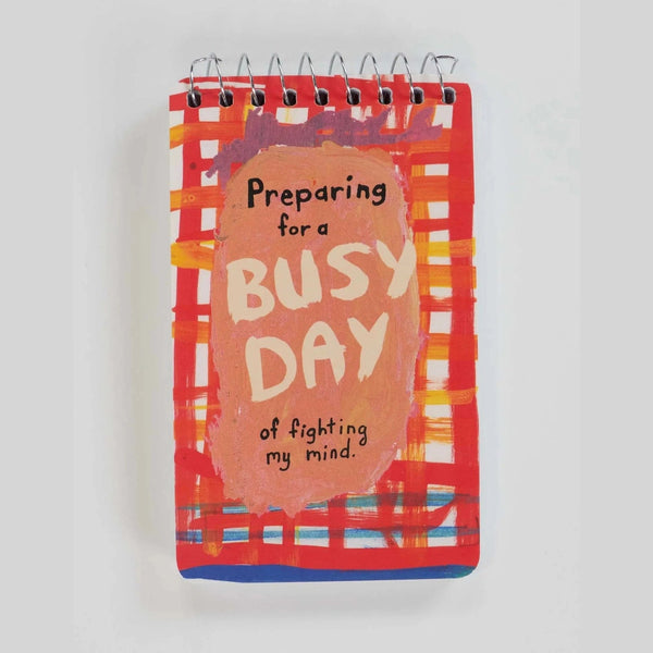Busy Day - Spiral Pocket Notebook - Lady of the Lake