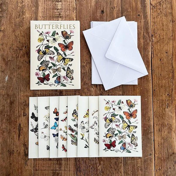 Butterflies - Notecard Set - Blank - Lady of the Lake