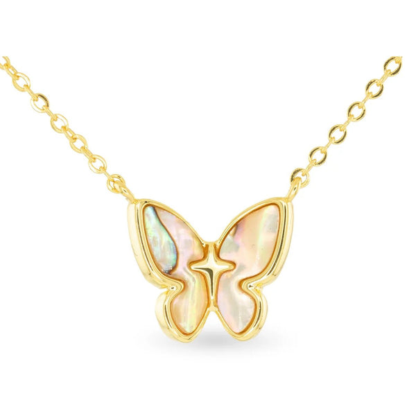 Butterfly Abalone Necklace - Lady of the Lake