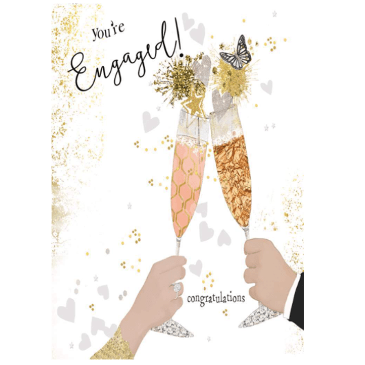 Butterfly Engagement - Greeting Card - Engagement