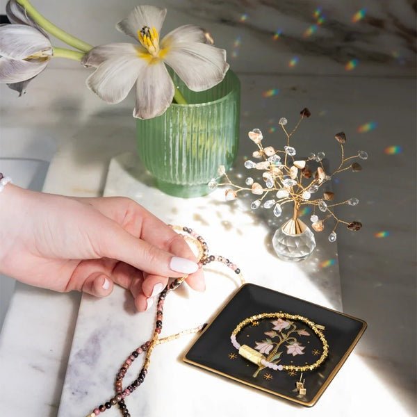 Butterfly Jewelry Dish & Stud Earring Set - Lady of the Lake