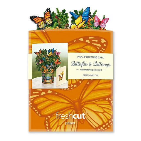 Butterfly - Mini Pop - up Greeting Card - Blank - Lady of the Lake