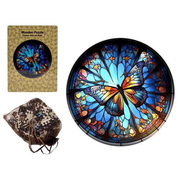 Butterfly Round Puzzle - Lady of the Lake