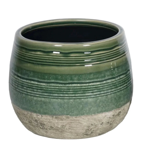 Green Gradient Plant Pot