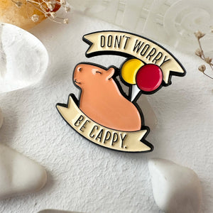 Cappy Don't Worry Be Cappy Enamel Pin - Lady of the Lake