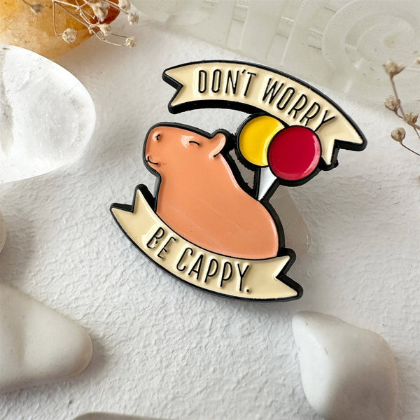 Cappy Don't Worry Be Cappy Enamel Pin - Lady of the Lake