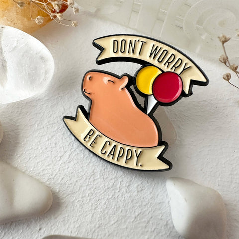 Cappy Don't Worry Be Cappy Enamel Pin - Lady of the Lake