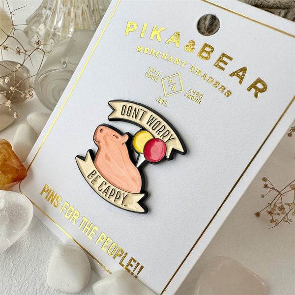 Cappy Don't Worry Be Cappy Enamel Pin - Lady of the Lake