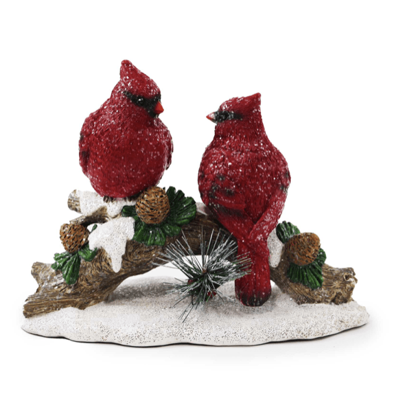 Cardinals Couple On Branch