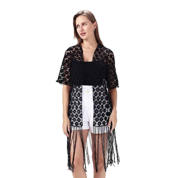 Carlie Summer Cardigan With Tassels - Lady of the Lake
