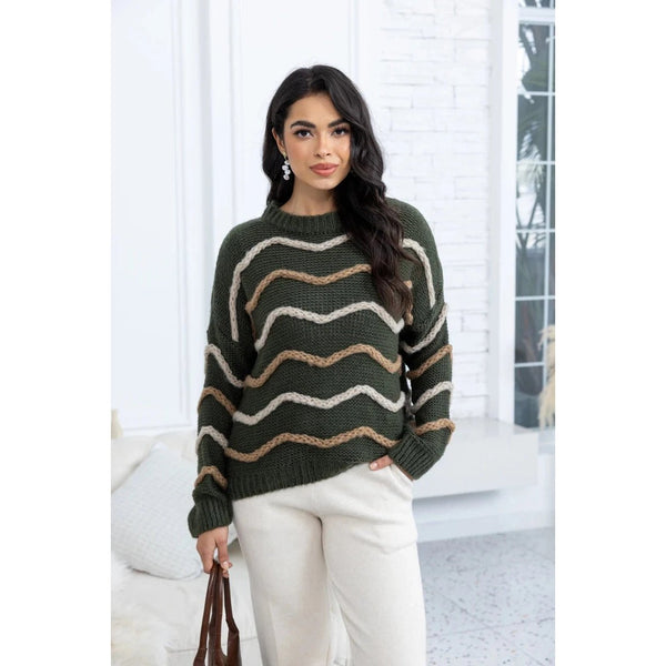 Cascading Contour Sweater - Lady of the Lake
