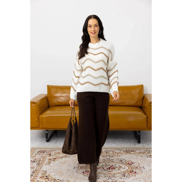 Cascading Contour Sweater - Lady of the Lake