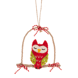 Casey Cottage Owl Ornament