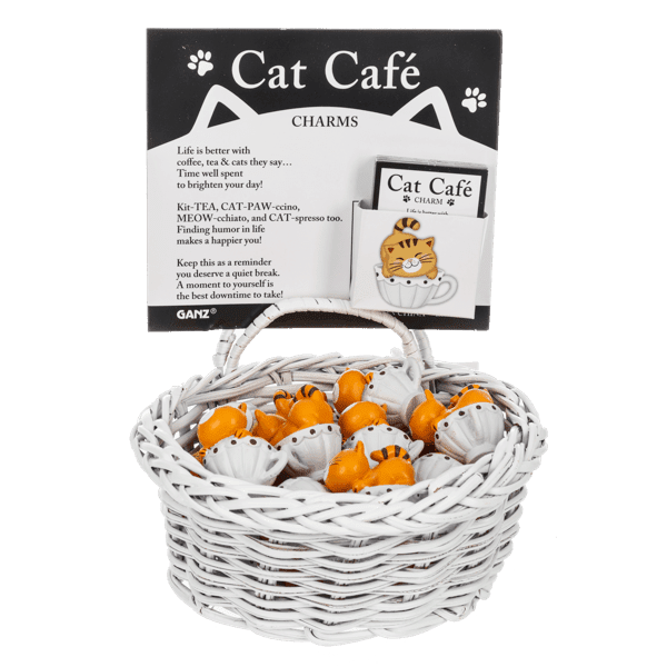 Cat Cafe - Cat In Mug Charm - Lady of the Lake