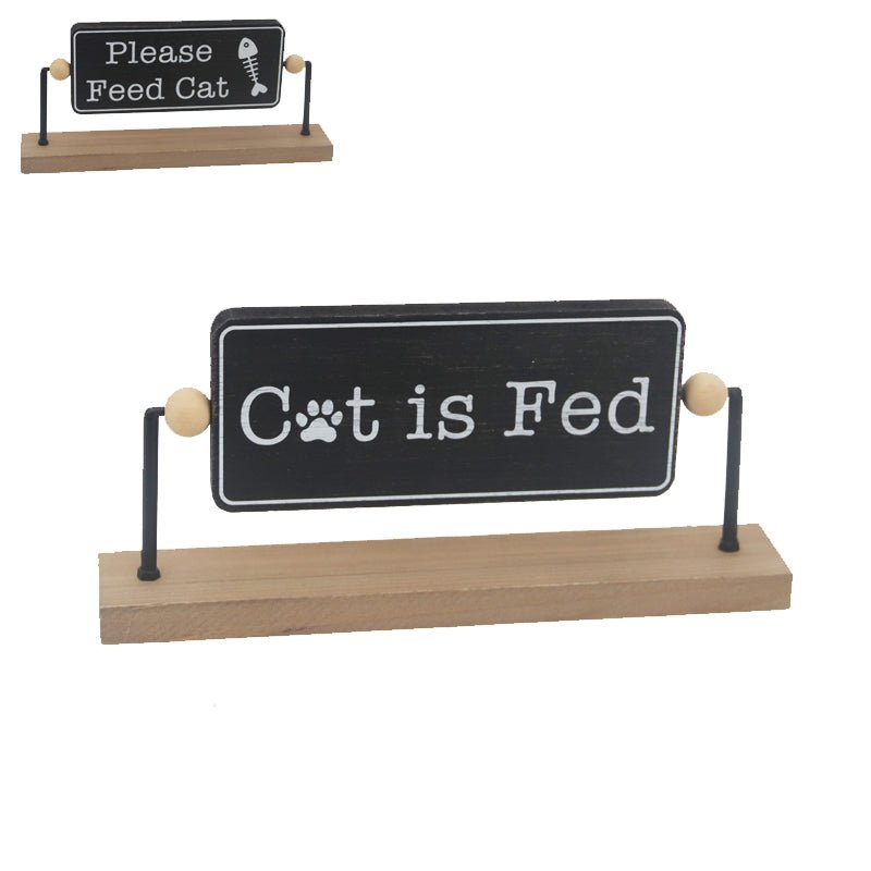 Cat Fed - Reversible Sign