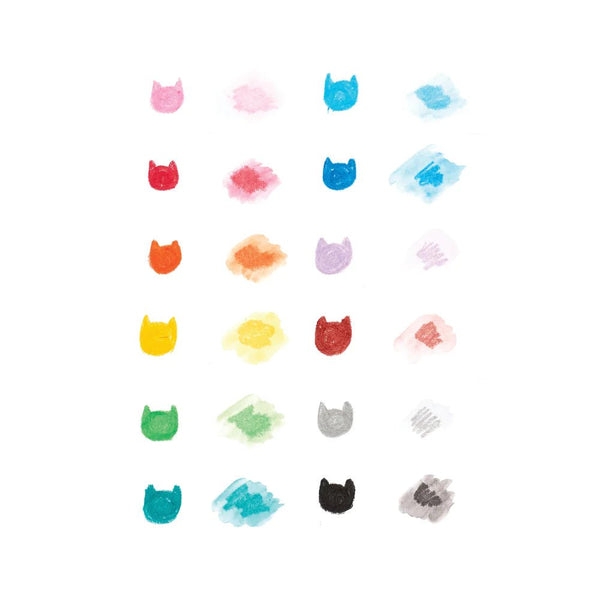 Cat Parade Gel Crayons - Set of 12 - Lady of the Lake