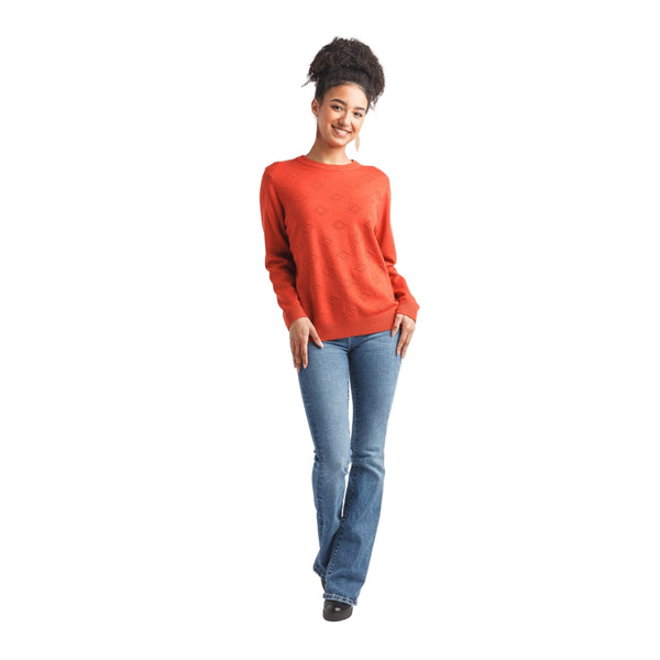 Catalina Diamond Knit Sweater - Lady of the Lake