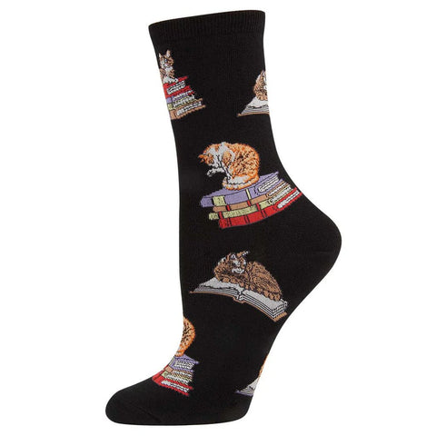 Cats On Books Women's Socks