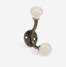 Ceramic Double Hook - Lady of the Lake