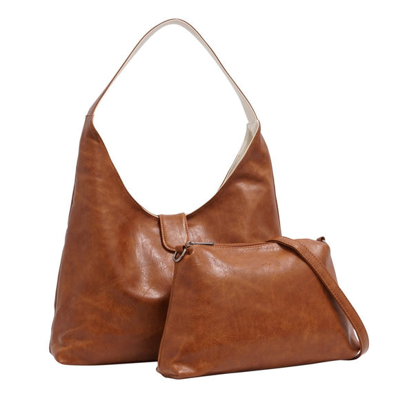 Charlene Reversible Hobo Shoulder Bag - Lady of the Lake