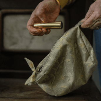 Charu Block Print Pouch - Lady of the Lake
