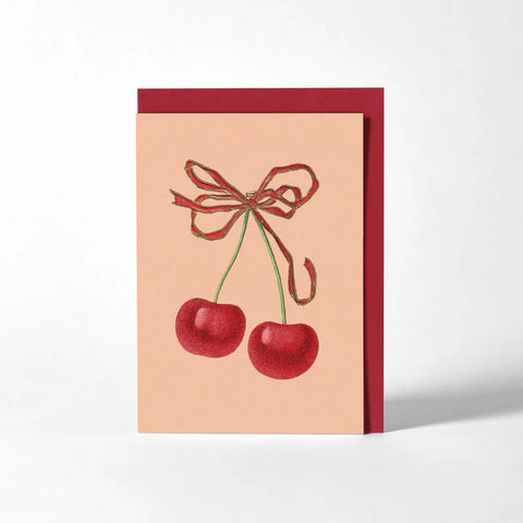 Cherries - Greeting Card - Blank - Lady of the Lake