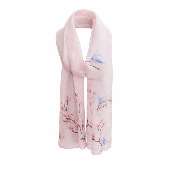 Chiffon Scarf - Early Blooms - Lady of the Lake