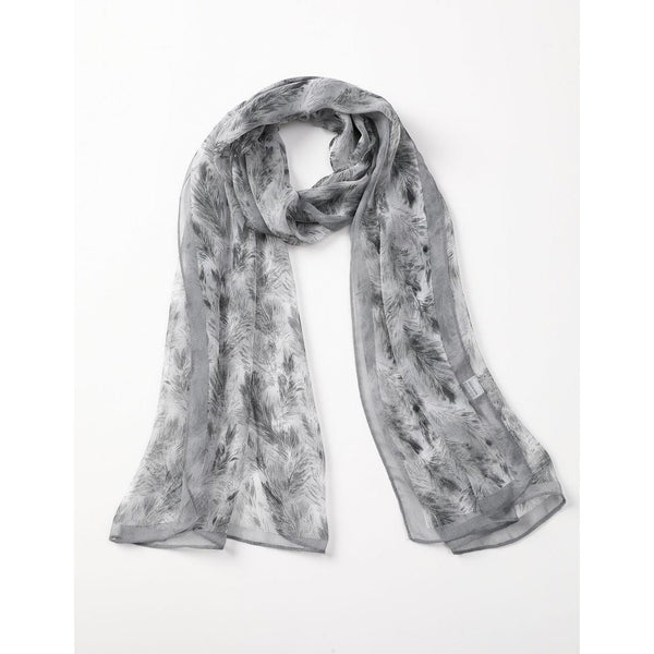 Chiffon Scarf - Feathers - Lady of the Lake