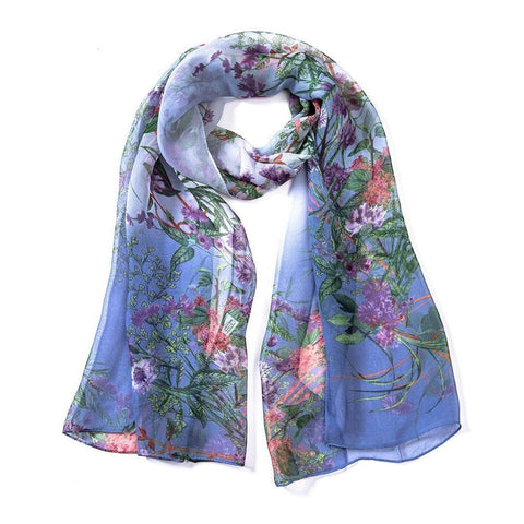 Chiffon Scarf - Floral - Lady of the Lake