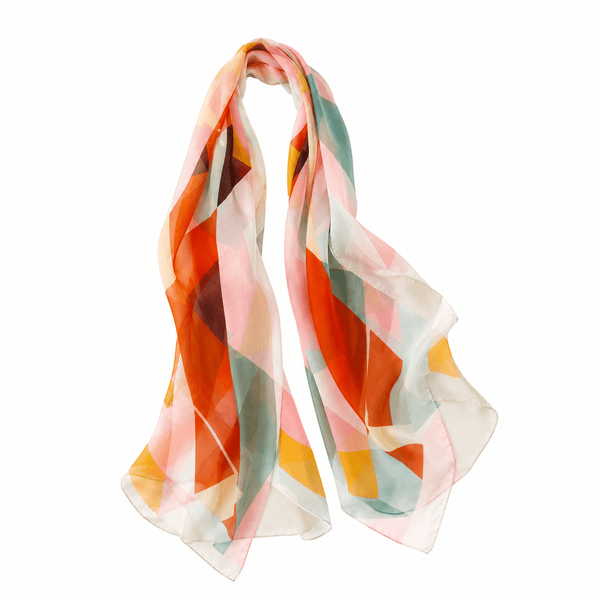 Chiffon Scarf - Geometric - Lady of the Lake